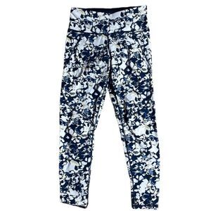 Sweaty Betty London power 7/8 workout leggings xs grey dapple print
